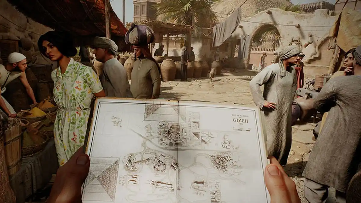 A map in Indiana Jones and the Great Circle.