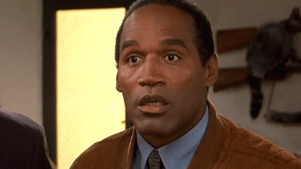 O.J. Simpson in Naked Gun as part of an article about celebrity deaths..