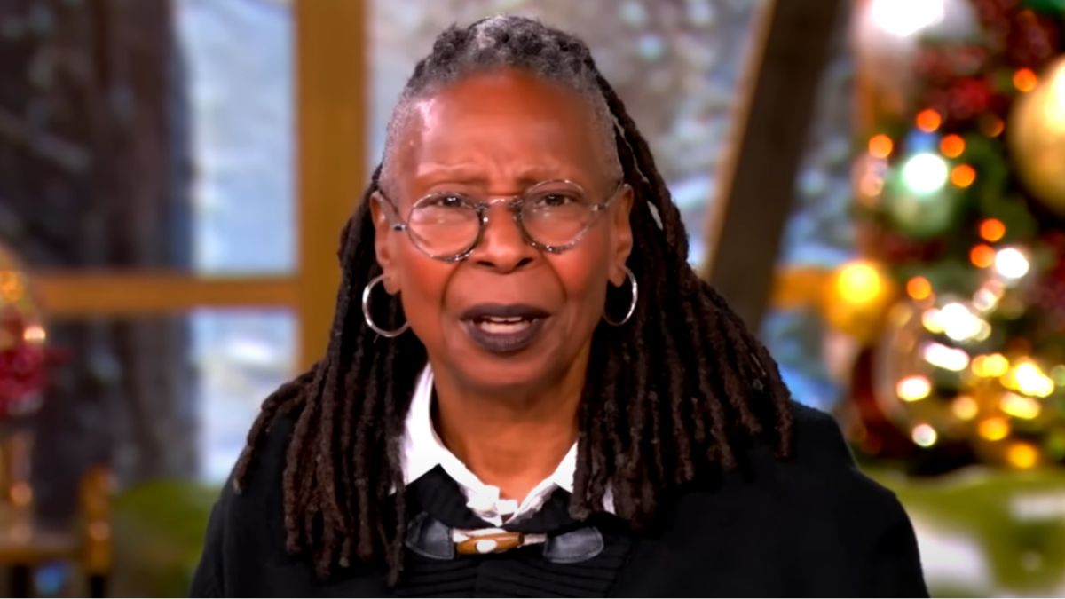 Whoopi looking shocked on The View.