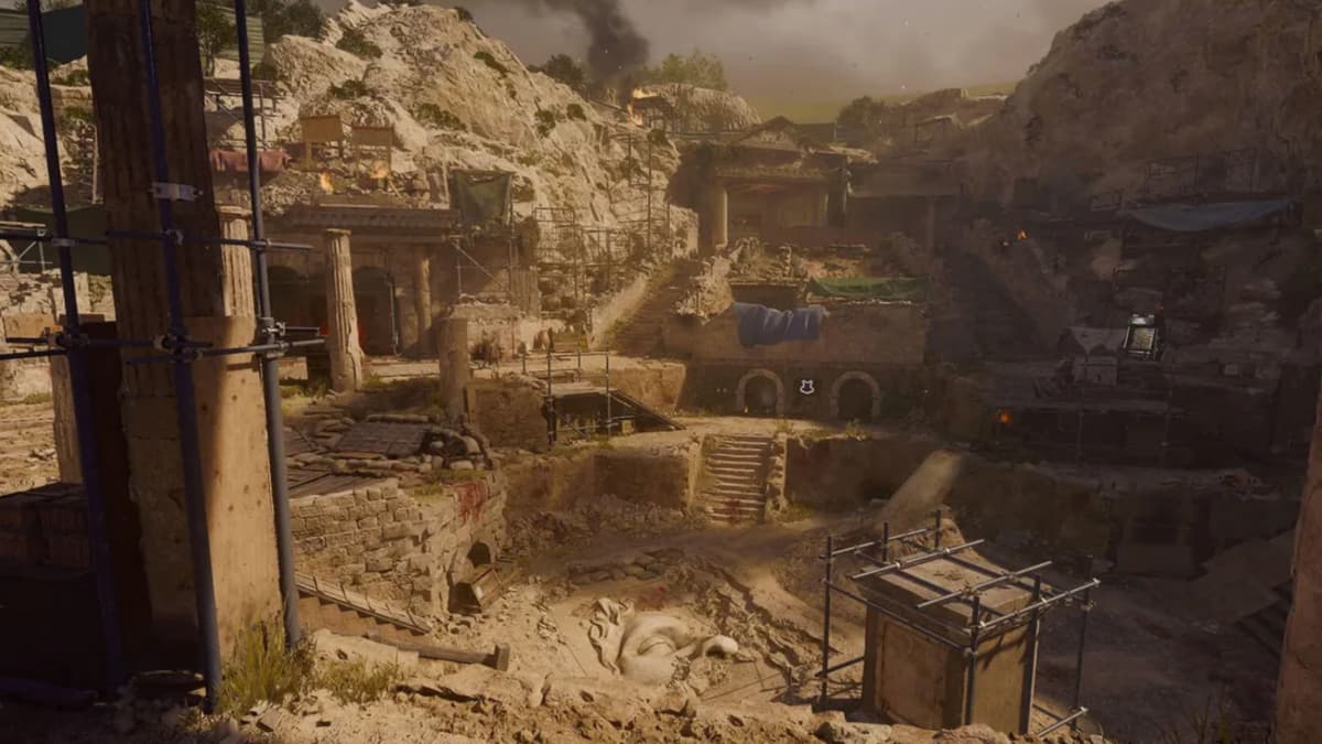 The Tomb map in Call Of Duty Black Ops 6 Zombies