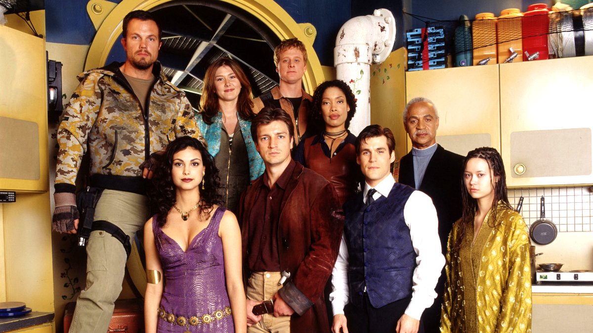 The cast of Firefly