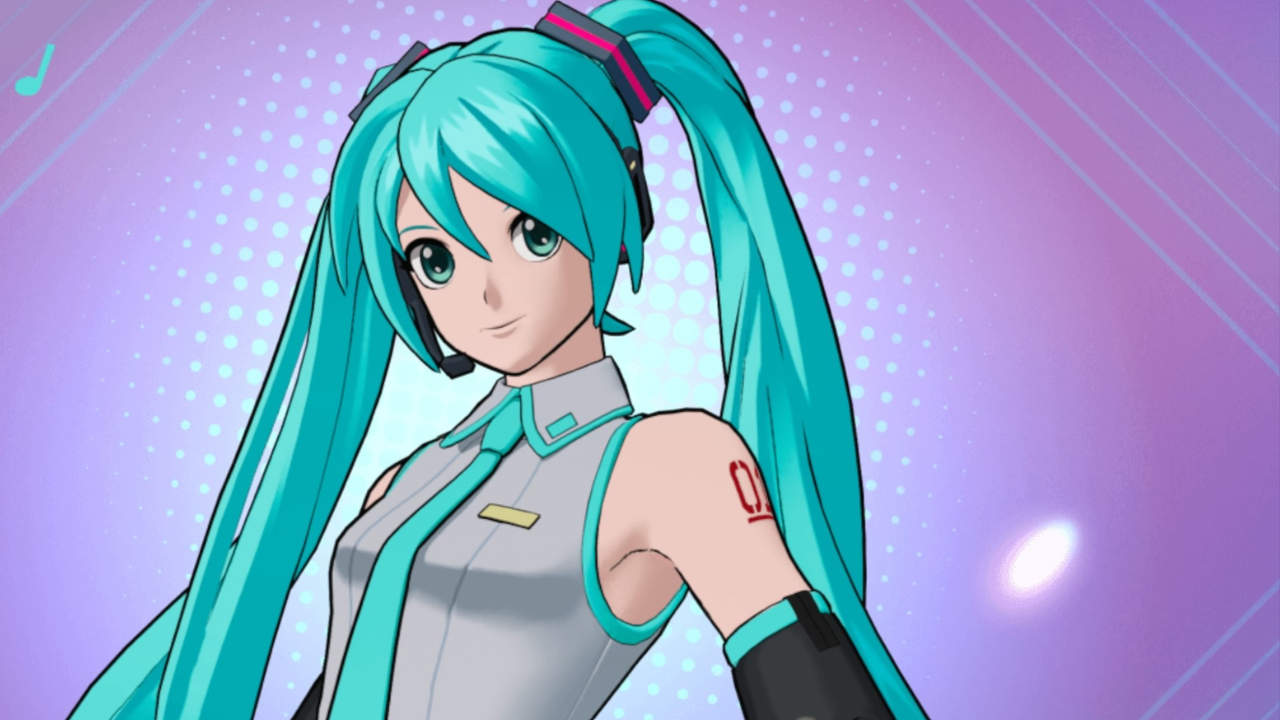 Cropped Image of Hatsune Miku in the Fortnite item shop for a featured image