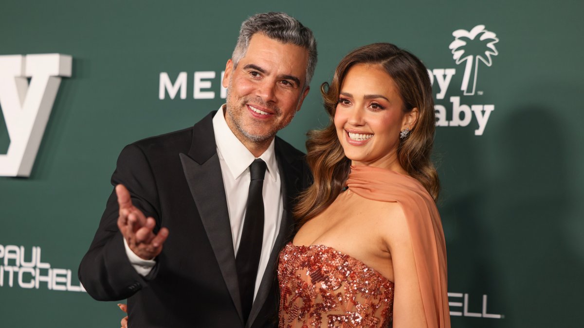 Cash Warren and Jessica Alba