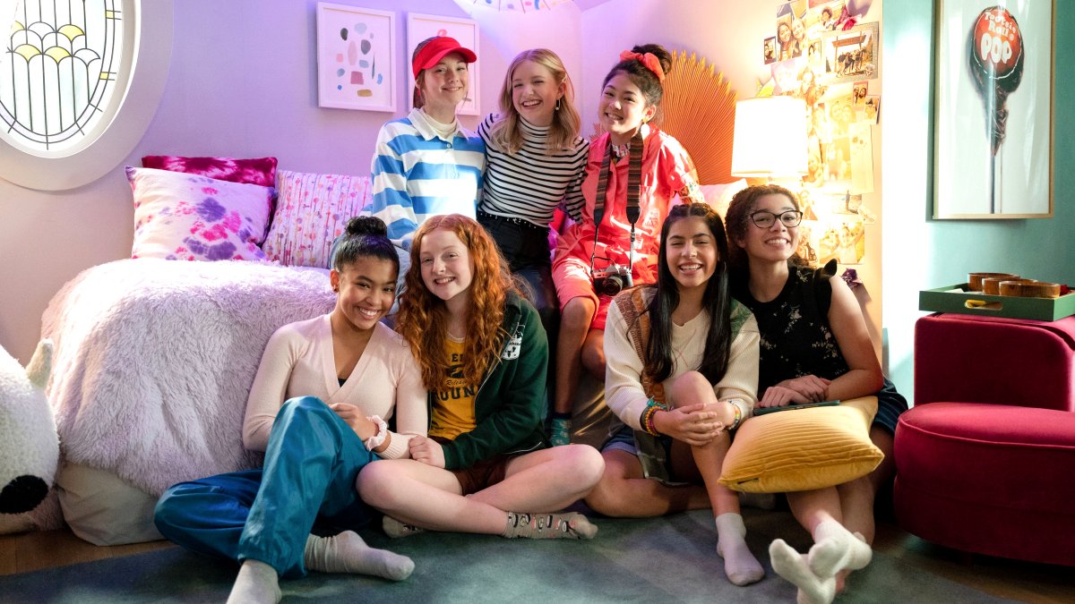 The cast of The Baby-Sitters Club