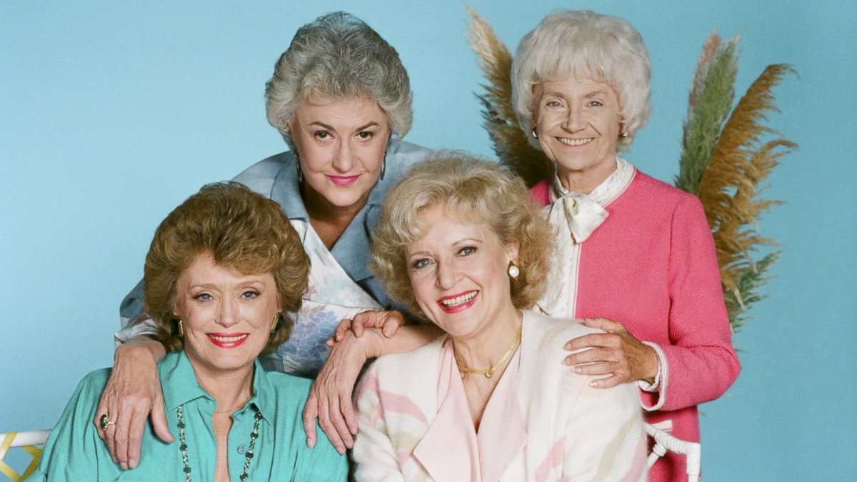 Bea Arthur, Estelle Getty, Rue McClanahan and Betty White in The Golden Girls