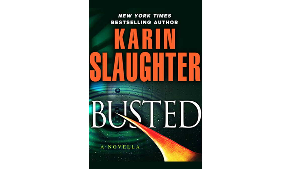 Busted novella book cover.