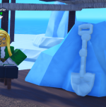 snow shovel in dig it roblox