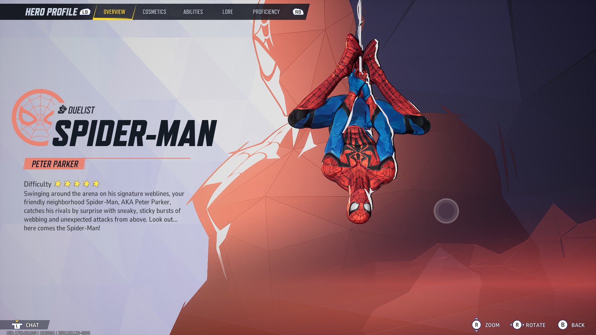 Spider-Man loading screen in Marvel Rivals.