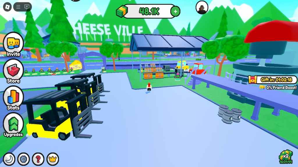 Cheese Factory Tycoon in-game screenshot