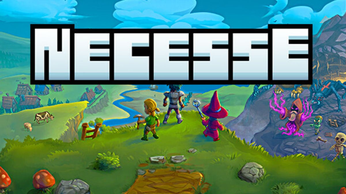 The logo for Necesse.