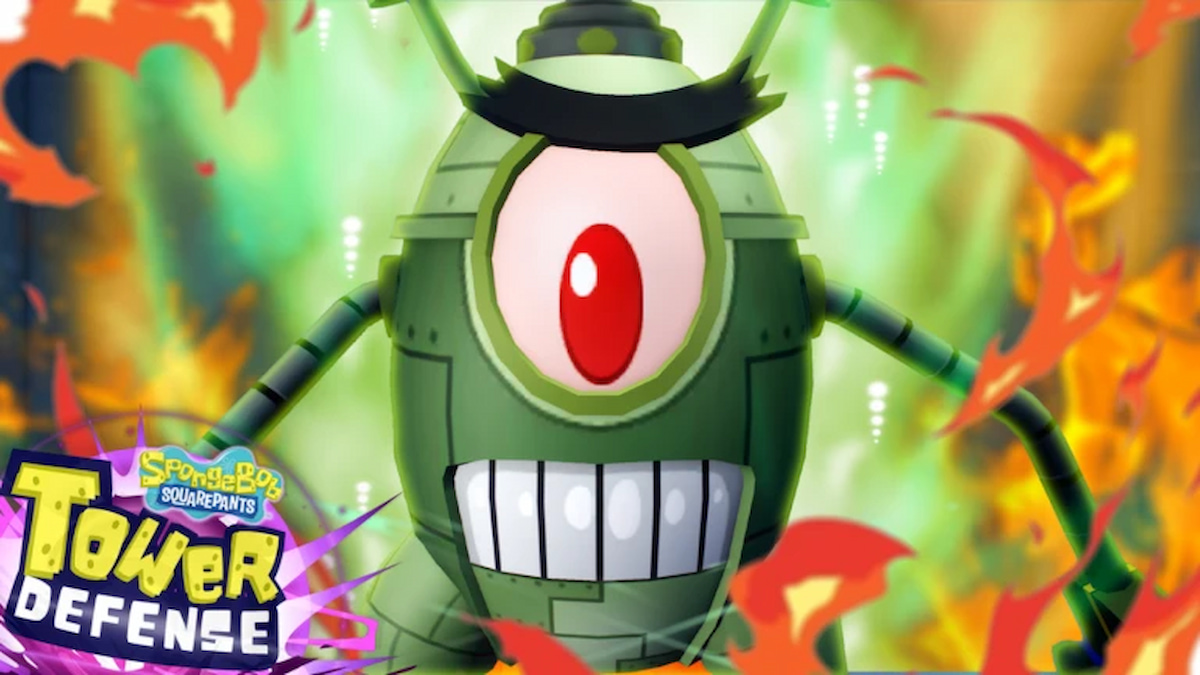 cyborg plankton best spongebob tower defense unit